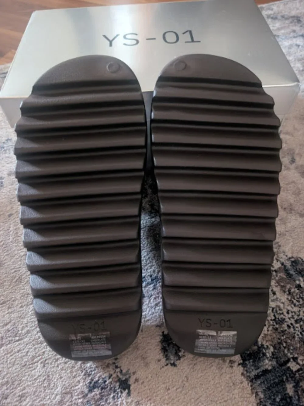 NIB YZY Yeezy YS-01 Slide Chocolate Brown Men's Size 12 New